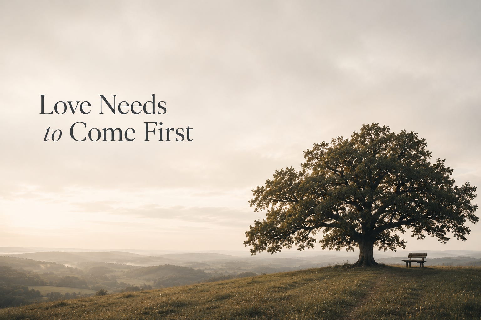 Love Has To Come First