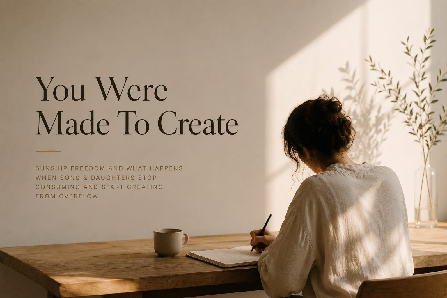 You Were Made to Create