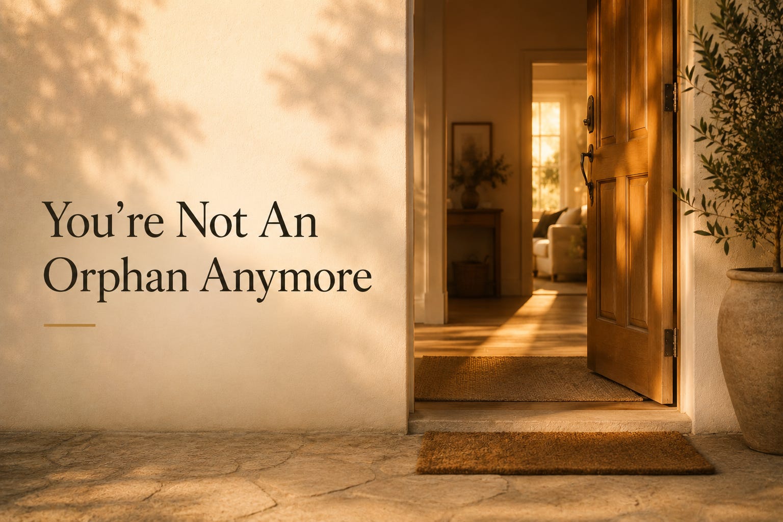 You're Not an Orphan Anymore